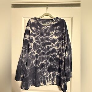 Terra & Sky Blue Tie-Dye Sweatshirt
